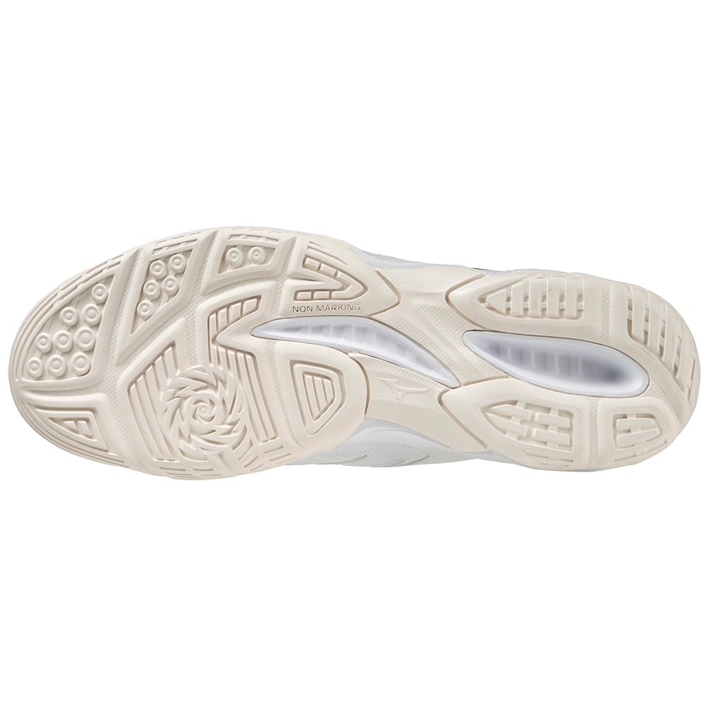 MIZUNO DYNABLITZ UNISEX White / Gold / Snow White