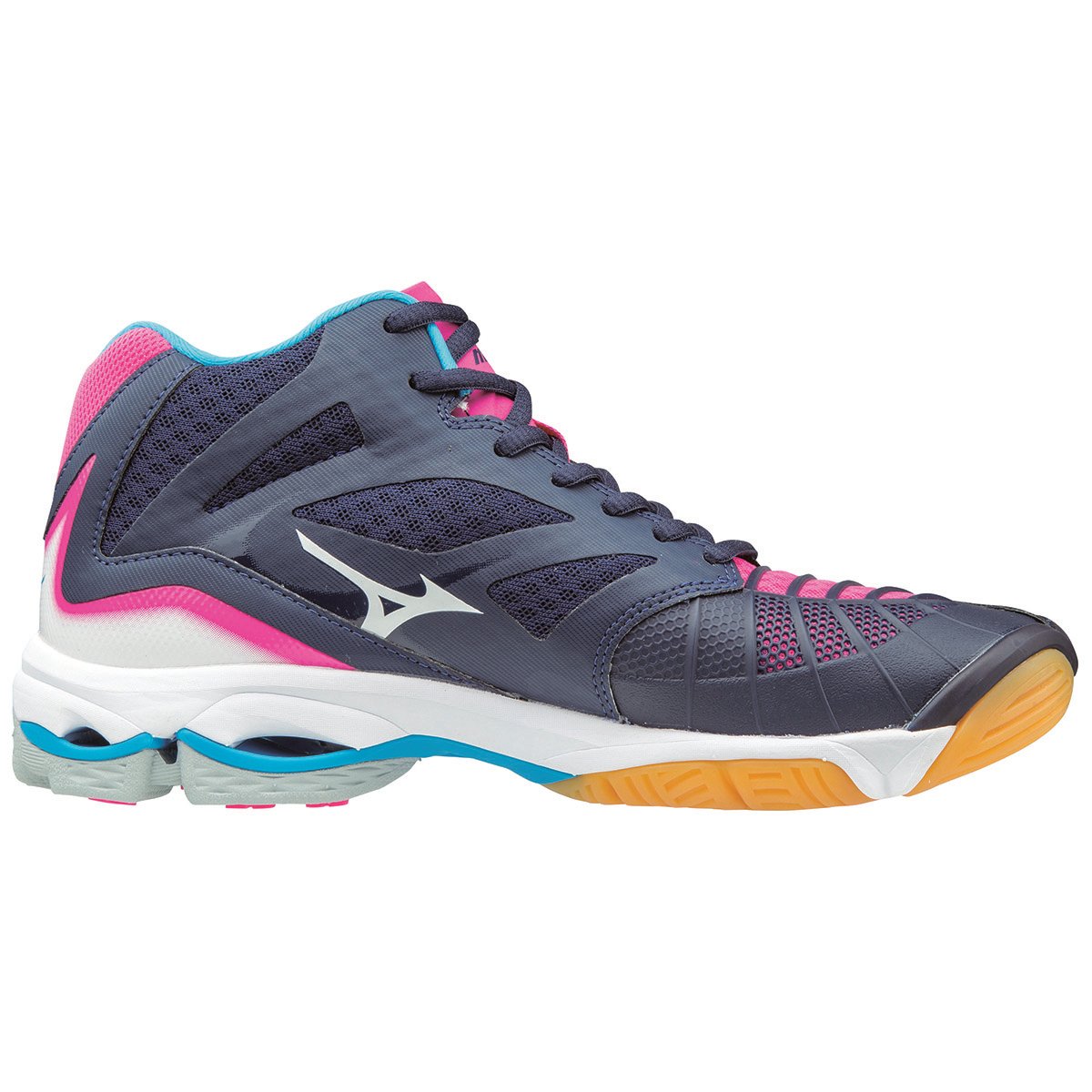 Mizuno - Mujer Wave Lightning Z3 Para Mujer Zapatillas Para Canchas  Interiores - Aw17 Netball Rosa/Azul Marino < Young Ukuleles