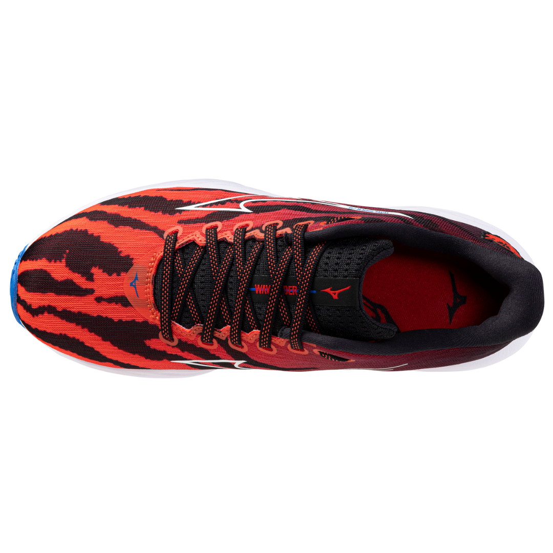 WAVE RIDER 28 UNISEX MIZUNO Ignition Red / White / Baseball Blue (ONI PACK)