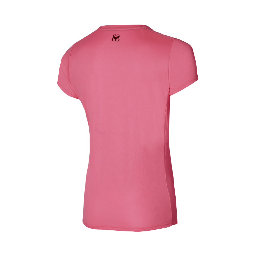 MIZUNO TWO LOOPS 88 TEE WOMEN Sunkissed Coral