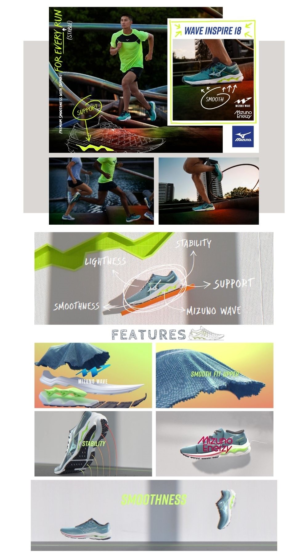 MIZUNO WAVE INSPIRE 18