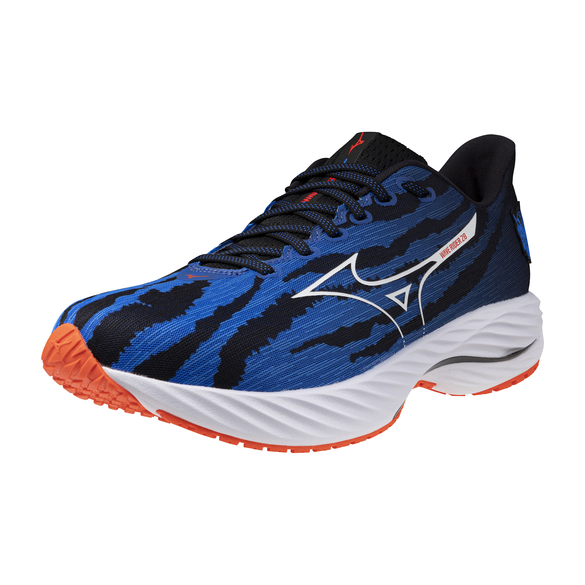 WAVE RIDER 28 UNISEX MIZUNO Ignition Red / White / Baseball Blue (ONI PACK)