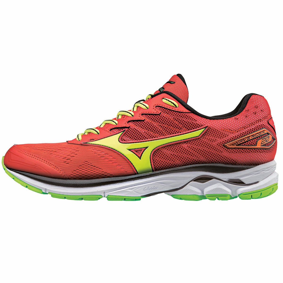 mizuno wave rider 20 running shoes - aw17