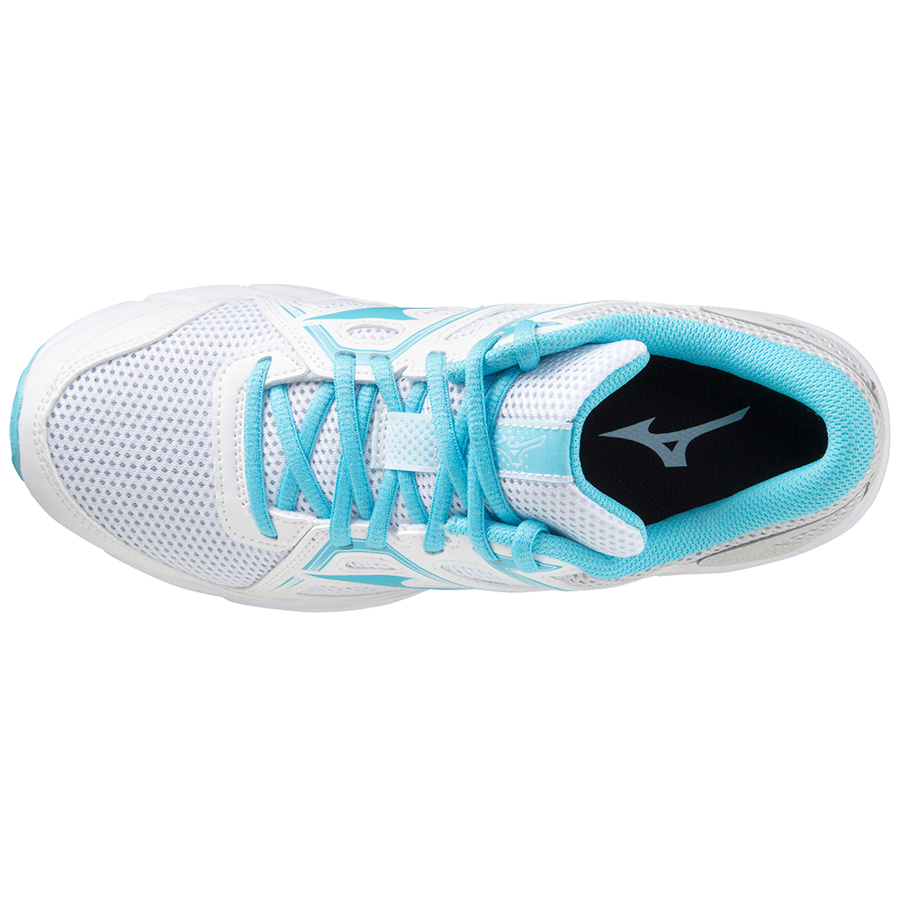 MIZUNO SPARK 8 WOMEN White / Bluefish / Oyster Mushroom