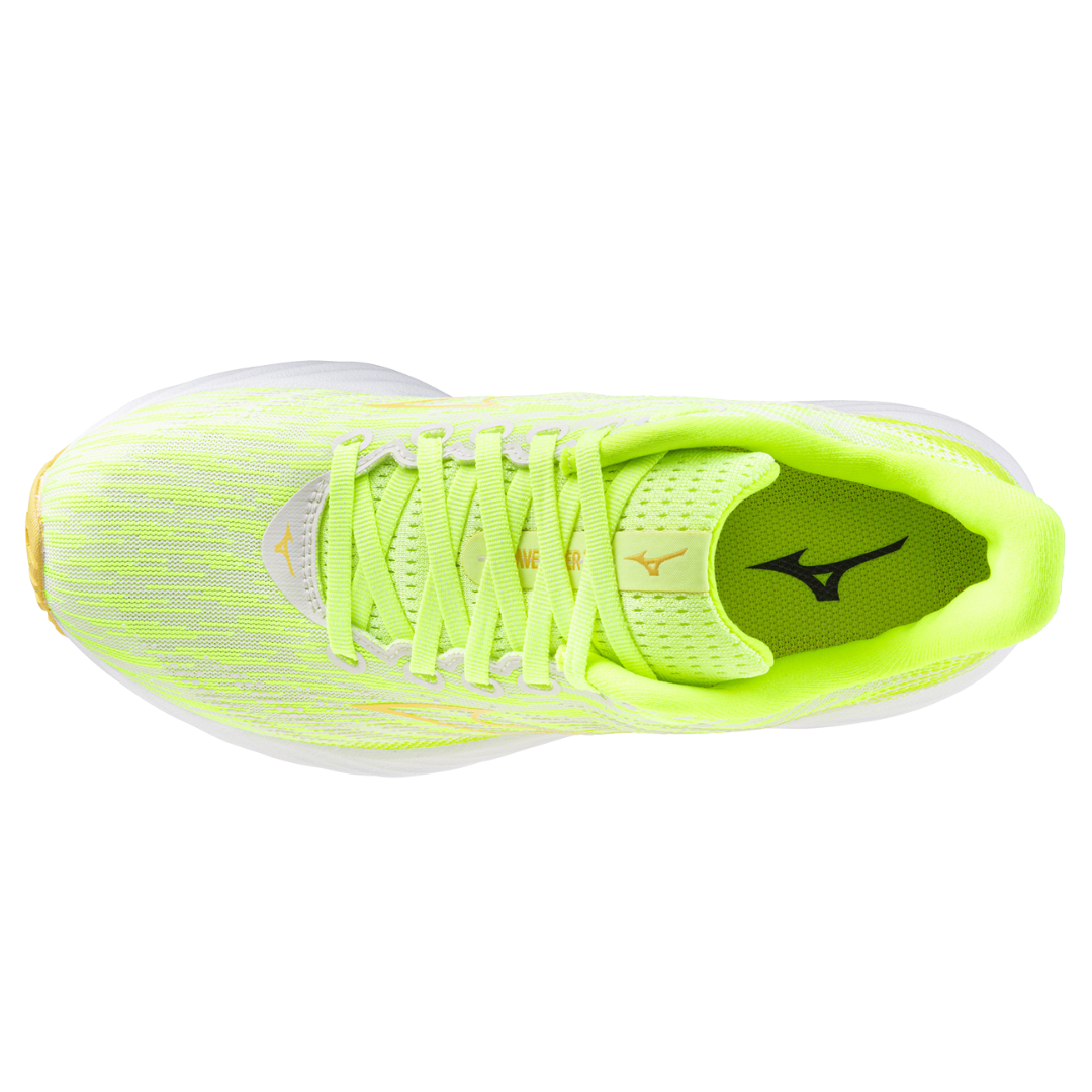 WAVE RIDER 28 WOMEN Mizuno Neo Lime / Flax / Mizuno Snow White