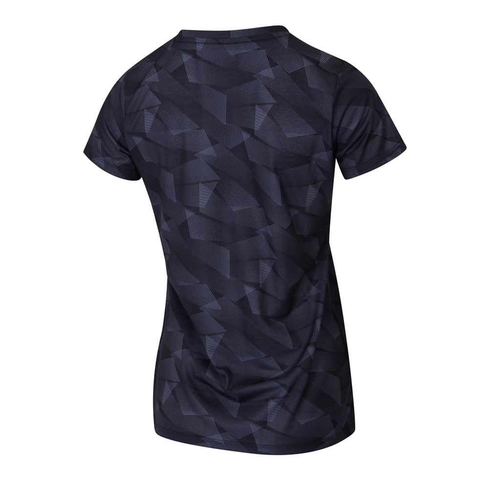 FULL GRAPHIC PRINT RUNNING SLIM TEE WOMEN Black