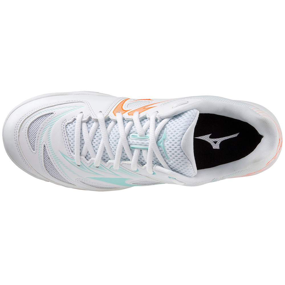 WAVE FANG NX UNISEX White / Tanager Turquoise / Light Orange