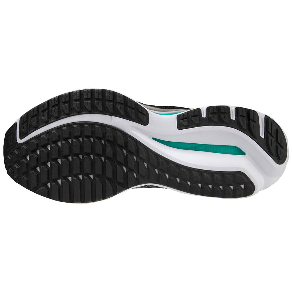 WAVE INSPIRE 19 2E WIDE MEN Black / Metallic Gray / Biscay Green