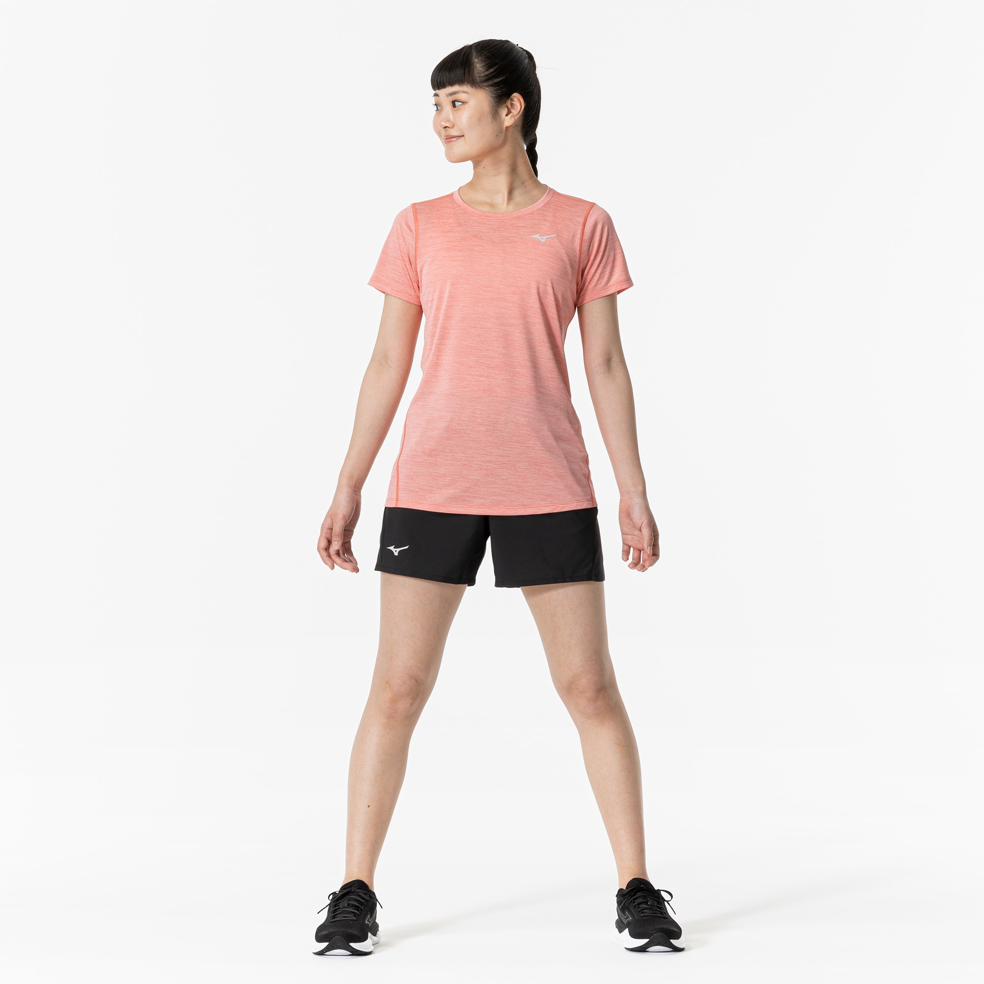 QUICK DRY TEE (AURORA) WOMEN Peach Pink