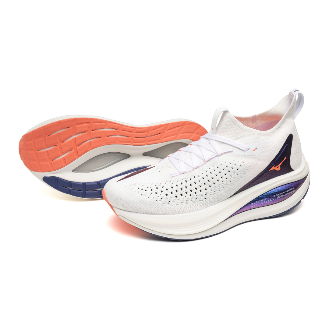 MIZUNO NEO VISTA 2 WOMEN White / Striking Coral / Iris Bloom