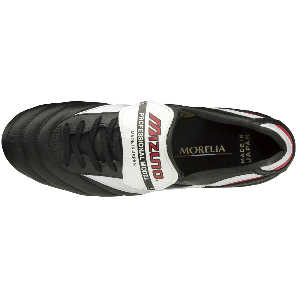 MORELIA II JAPAN (FLAP TONGUE) Black / White / Chinese Red