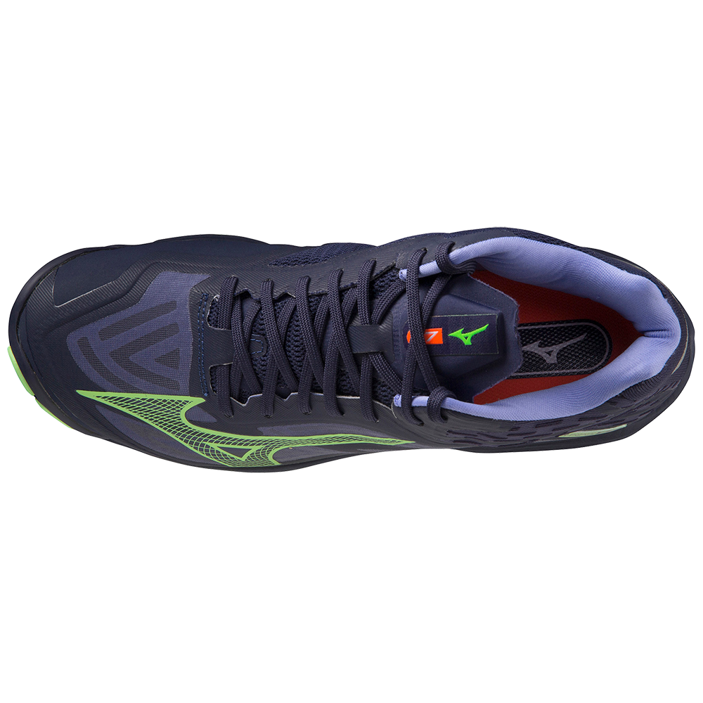 WAVE LIGHTNING Z7 MID UNISEX Evening Blue / Techno Green / Lolite