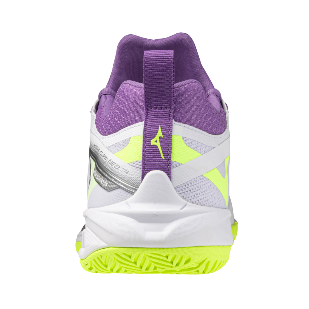 WAVE CLAW NEO 3 UNISEX White / Mizuno Neo Lime / Lavender