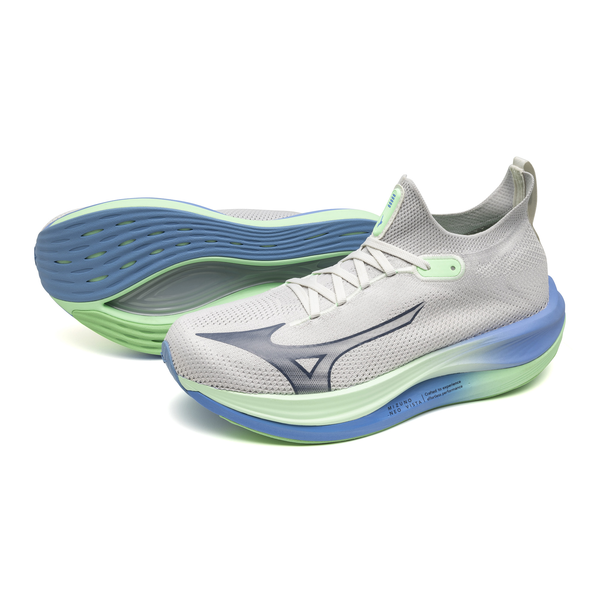 MIZUNO NEO VISTA MEN Nimbus Cloud / Vintage Indigo / Neo Mint