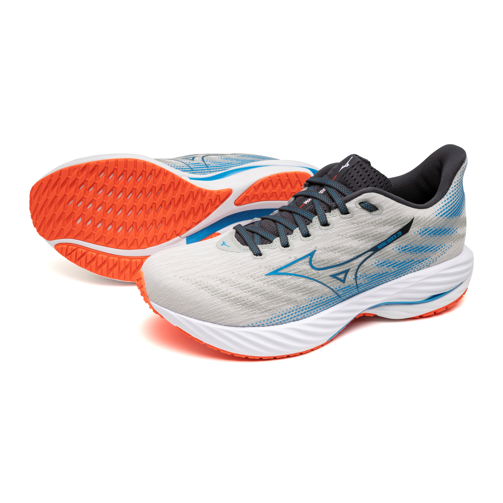 WAVE RIDER 28 MEN Nimbus Cloud / Blue Pace / MIZUNO Ignition Red