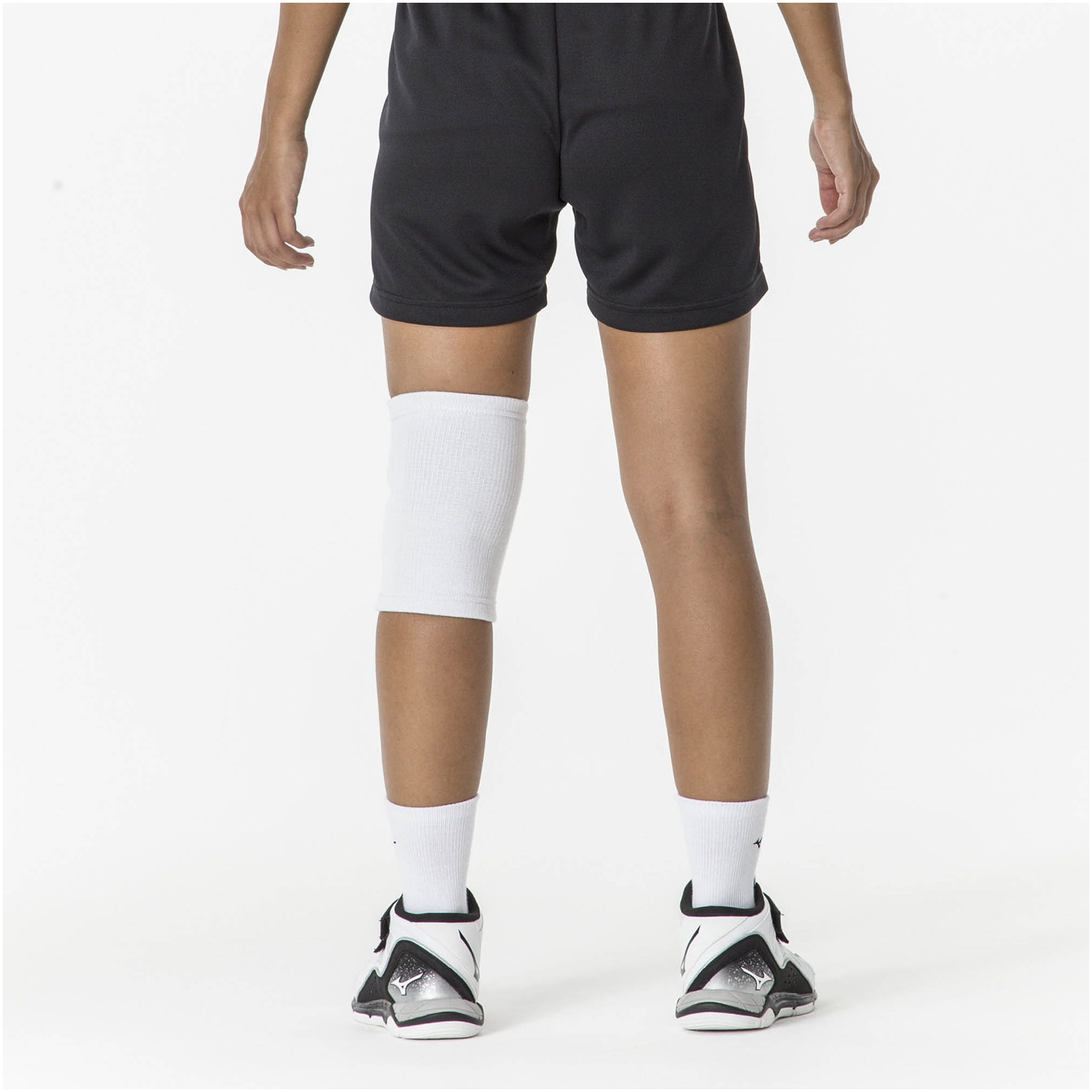 VOLLEYBALL KNEE PAD SUPPORTER WOMEN (1 PC) White / Black