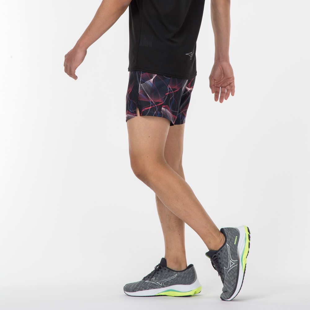 MULTI POCKET SHORTS DRY GRAPHIC UNISEX (SLIM FIT) Black / Multi