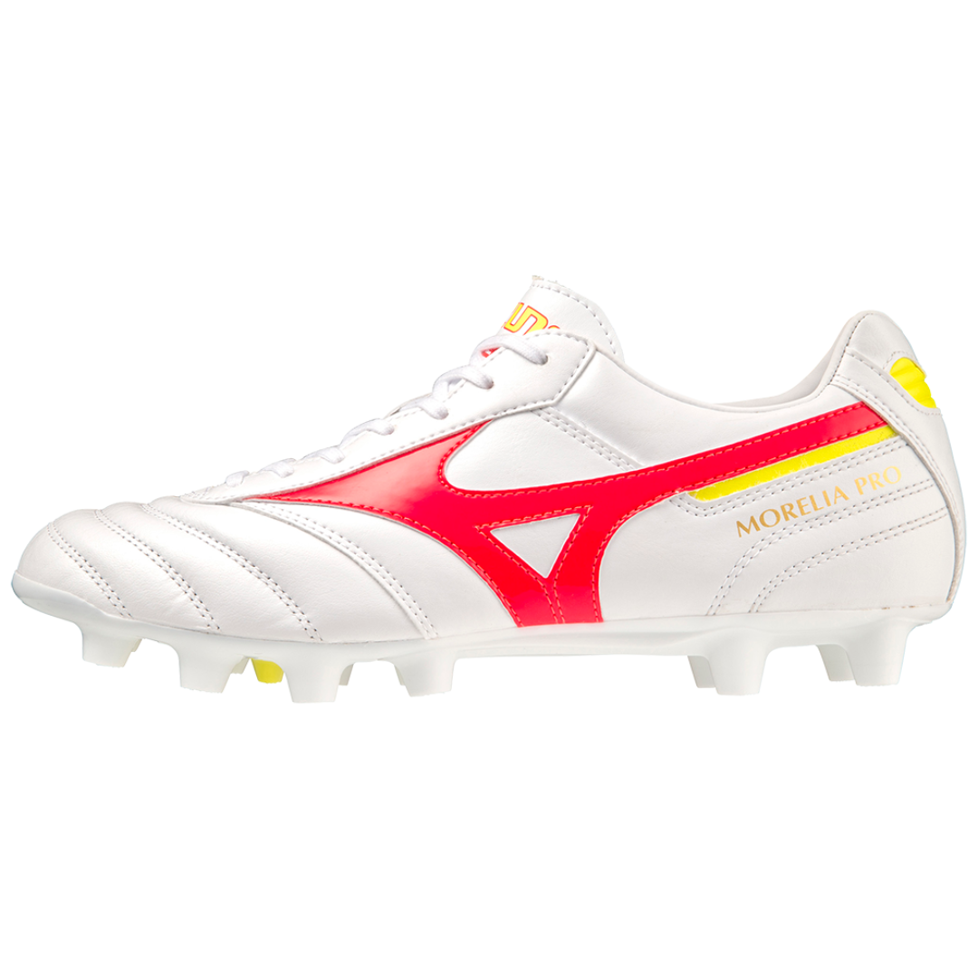 MORELIA II PRO White / Fiery Coral 2 / Bolt 2