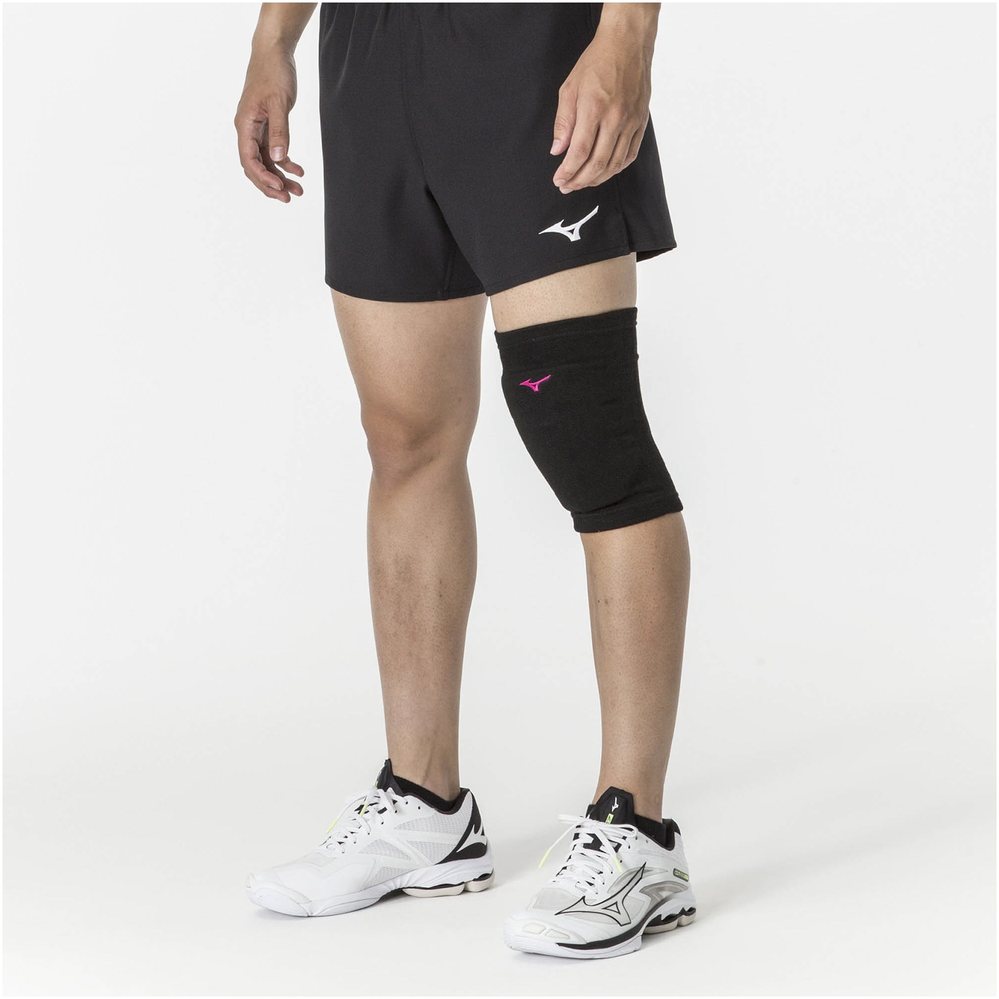 VOLLEYBALL KNEE PAD SUPPORTER UNISEX (1 PC) Black / Berry Pink