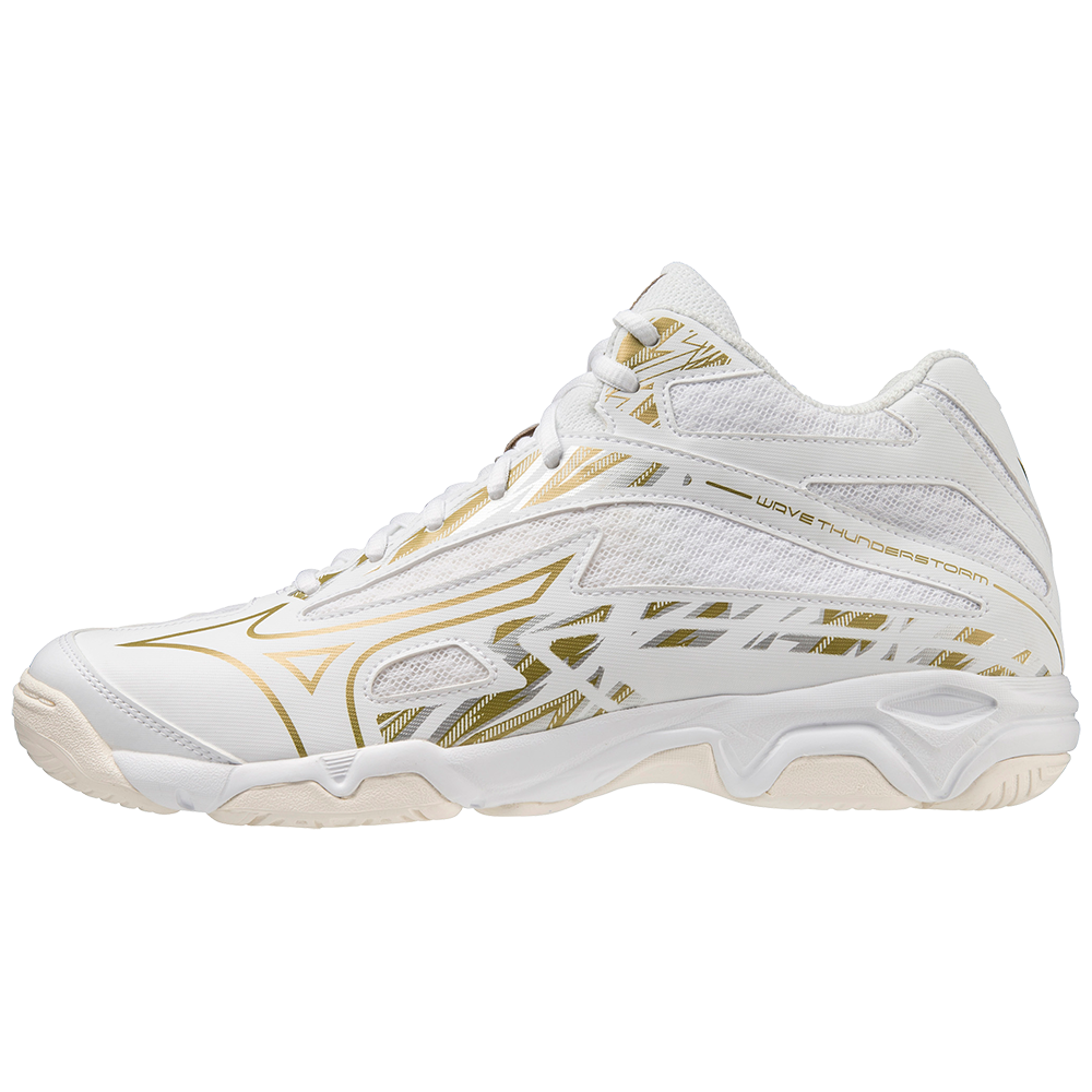 WAVE THUNDERSTORM MID UNISEX White / Gold / Snow White