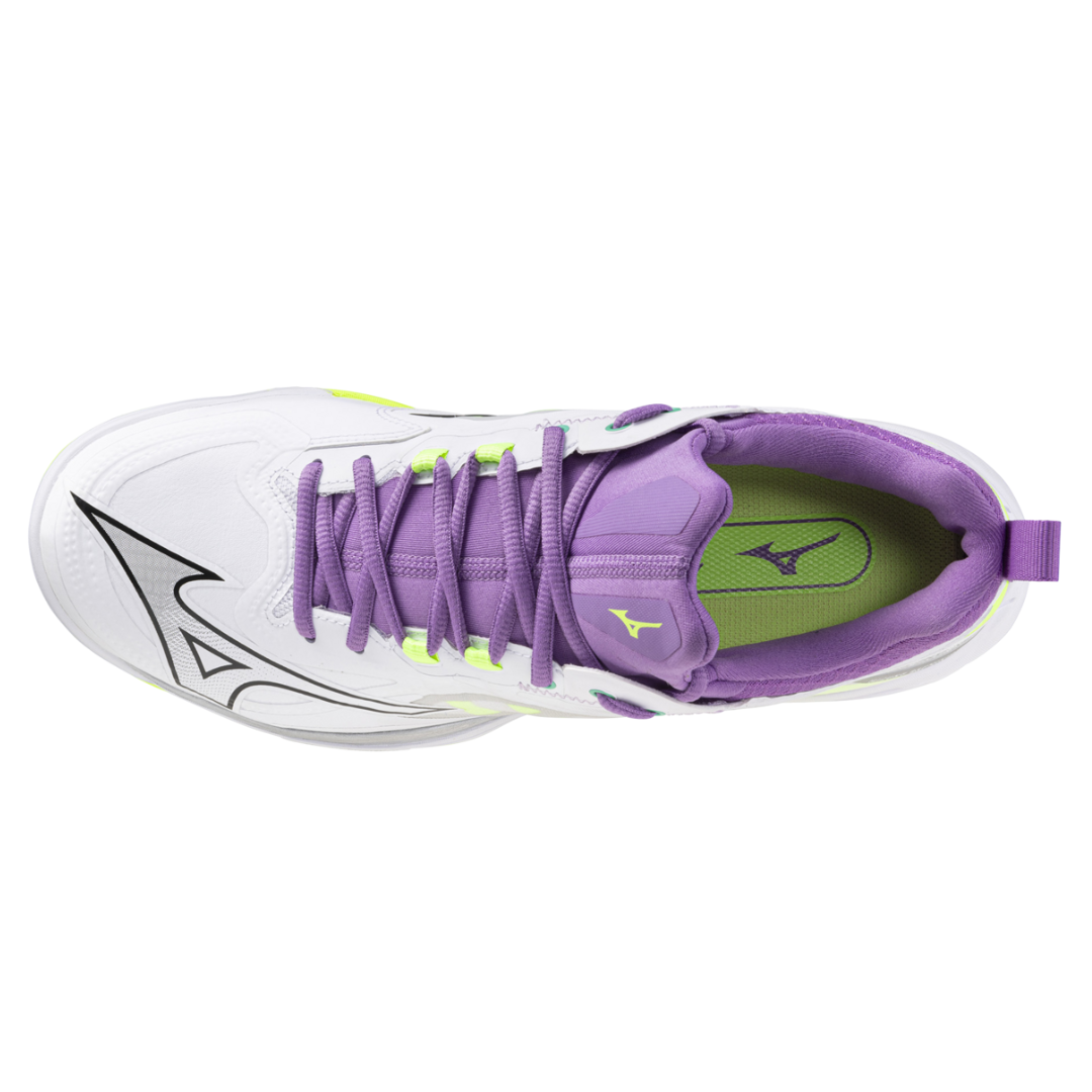 WAVE CLAW NEO 3 UNISEX White / Mizuno Neo Lime / Lavender
