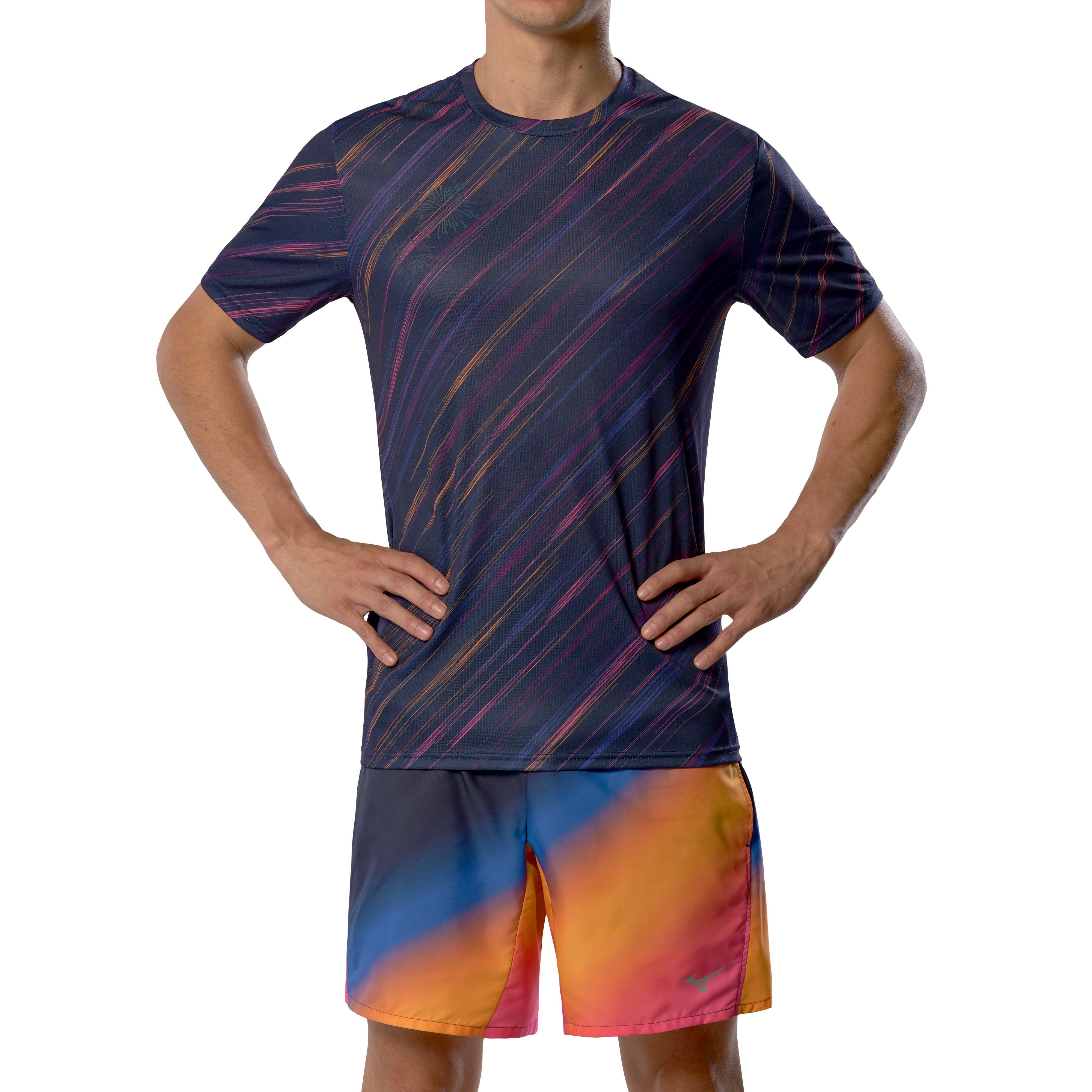 SPARKLE YOUR RUN QD TEE MEN Hanabi