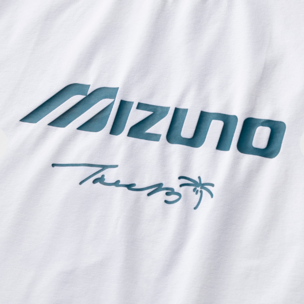 SHORT SLEEVE MIZUNO TEE UNISEX White