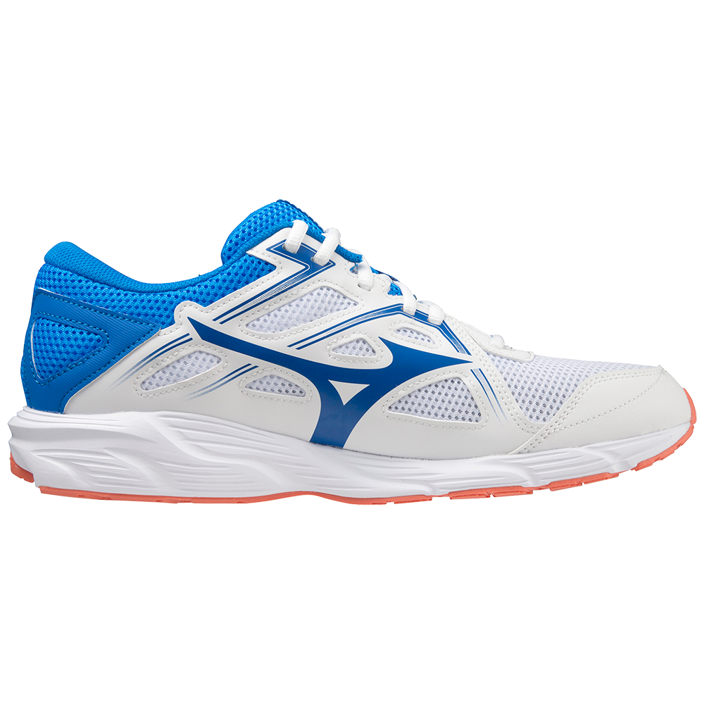 MIZUNO SPARK 8 MEN White / Peace Blue / Living Coral
