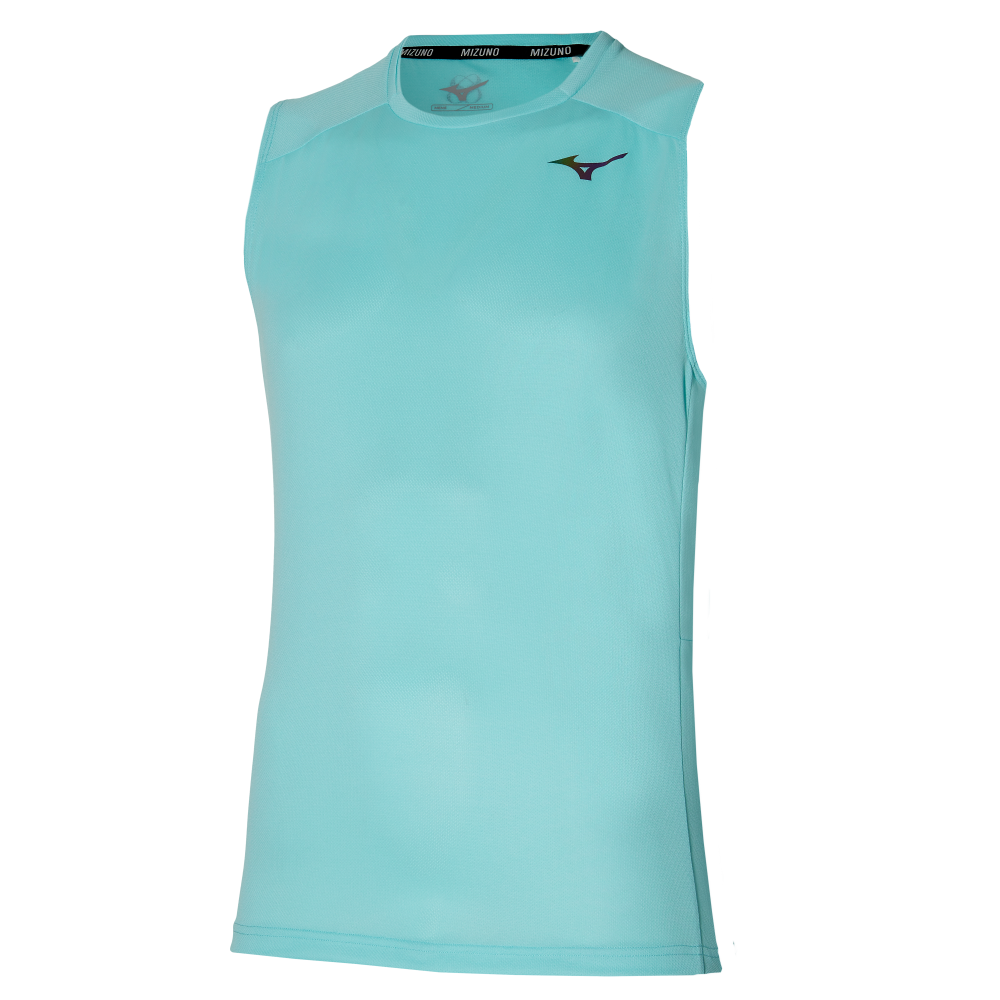 MIZUNO TWO LOOPS 88 TANK TOP MEN Tanager Turquoise