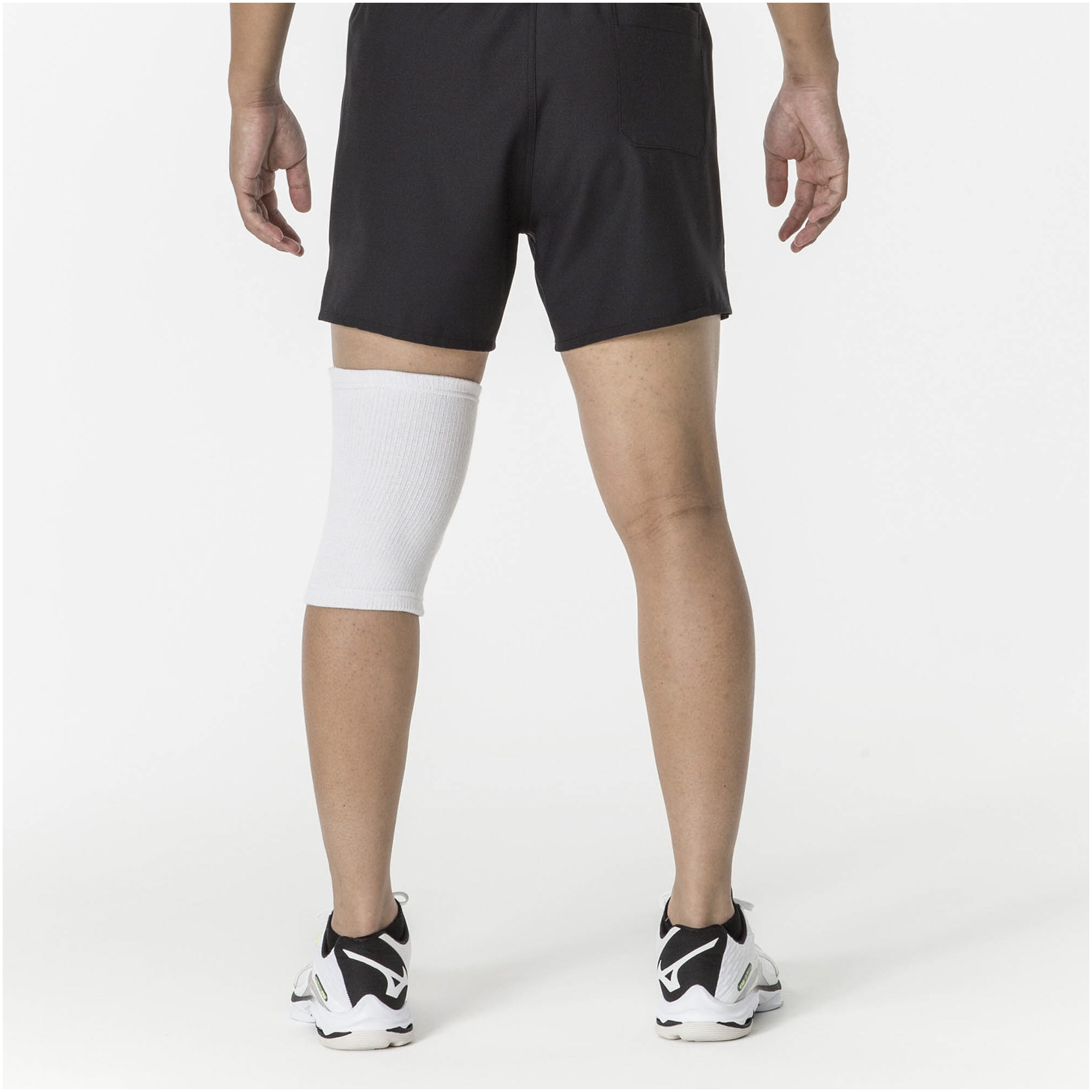VOLLEYBALL KNEE PAD SUPPORTER UNISEX (1 PC) White / Black