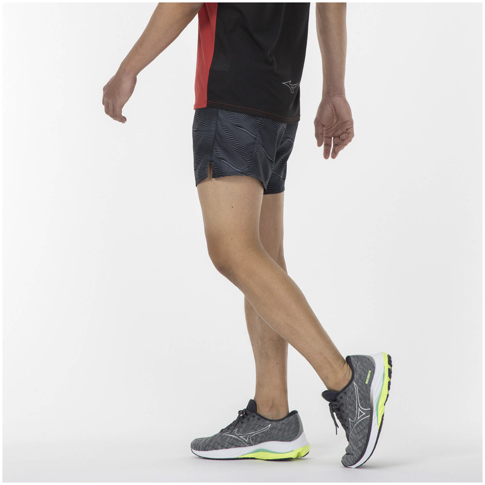 MULTI POCKET SHORTS GRAPHIC UNISEX (SLIM FIT) Black / Black