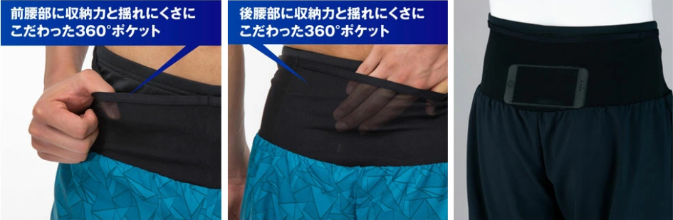 360° pockets