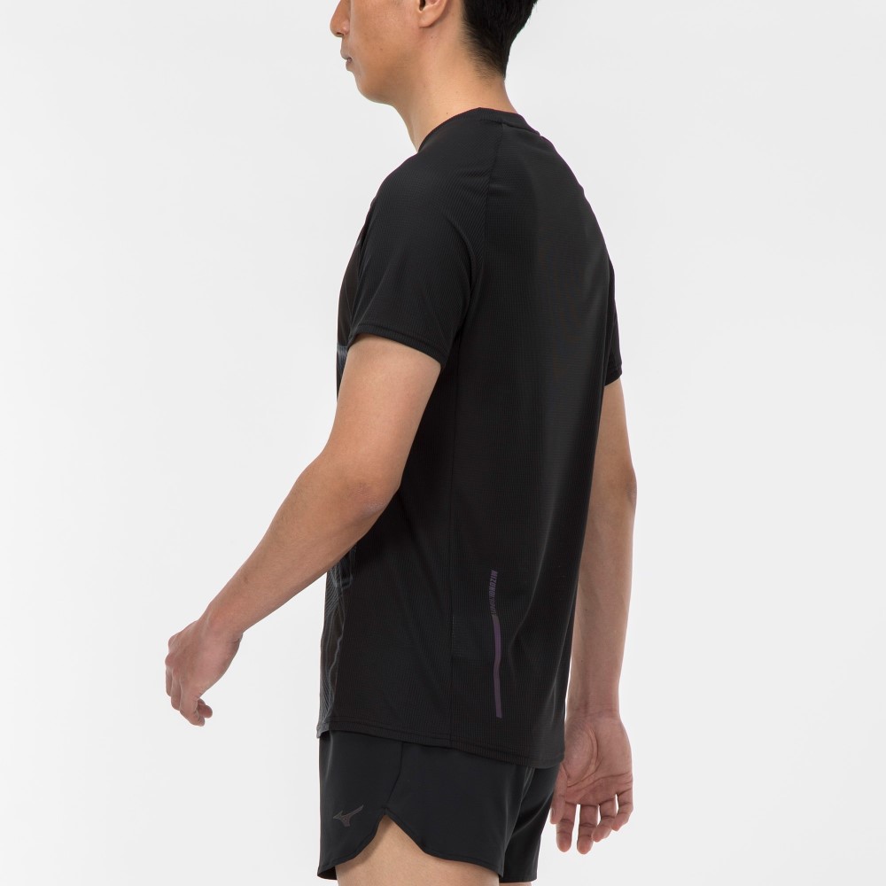 AURORA DRY AEROFLOW PREMIUM TEE MEN Black