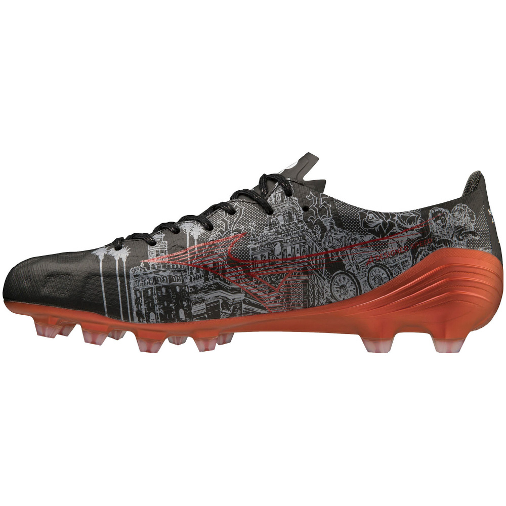 MIZUNO ALPHA α SR4 JAPAN Black/High Risk Red/Black