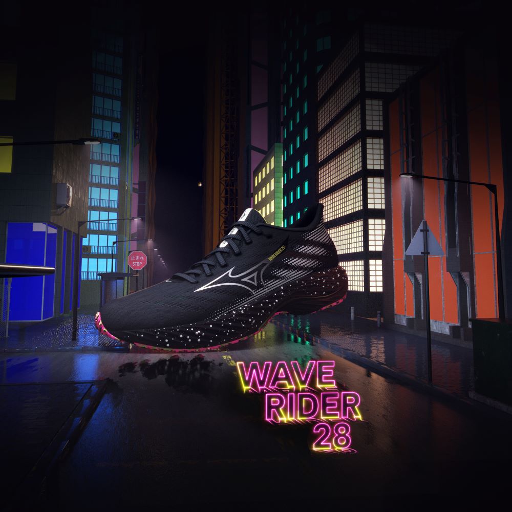 WAVE RIDER 28 UNISEX Black / Silver / Sunny Lime