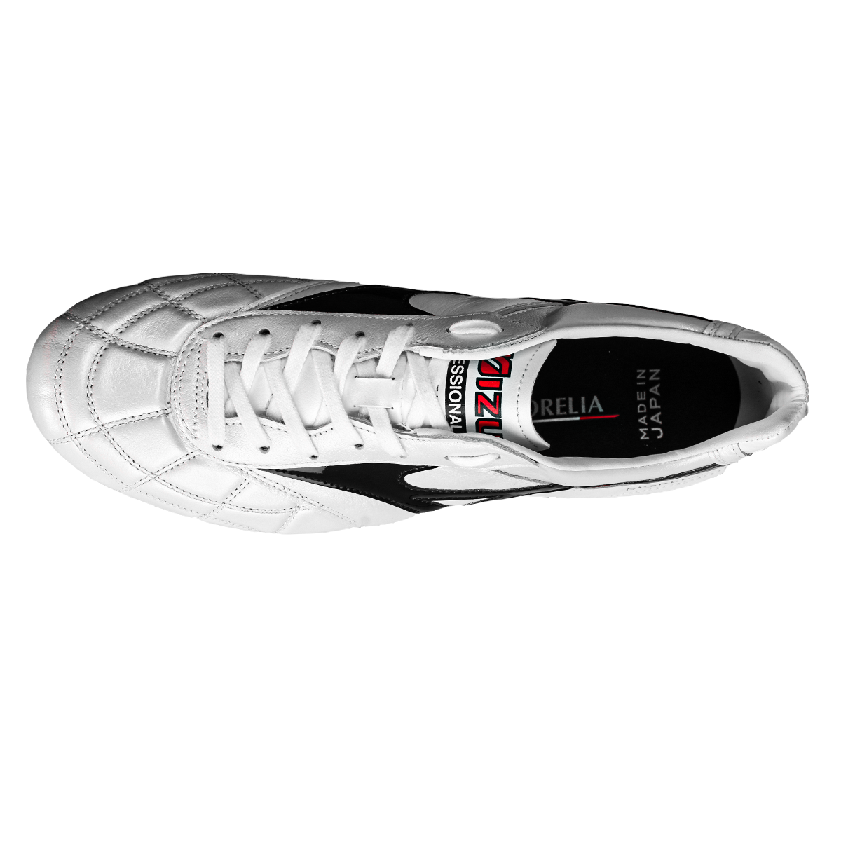 MORELIA II JAPAN (SHORT TONGUE/CROSS STITCH) White / Black / Chinese Red