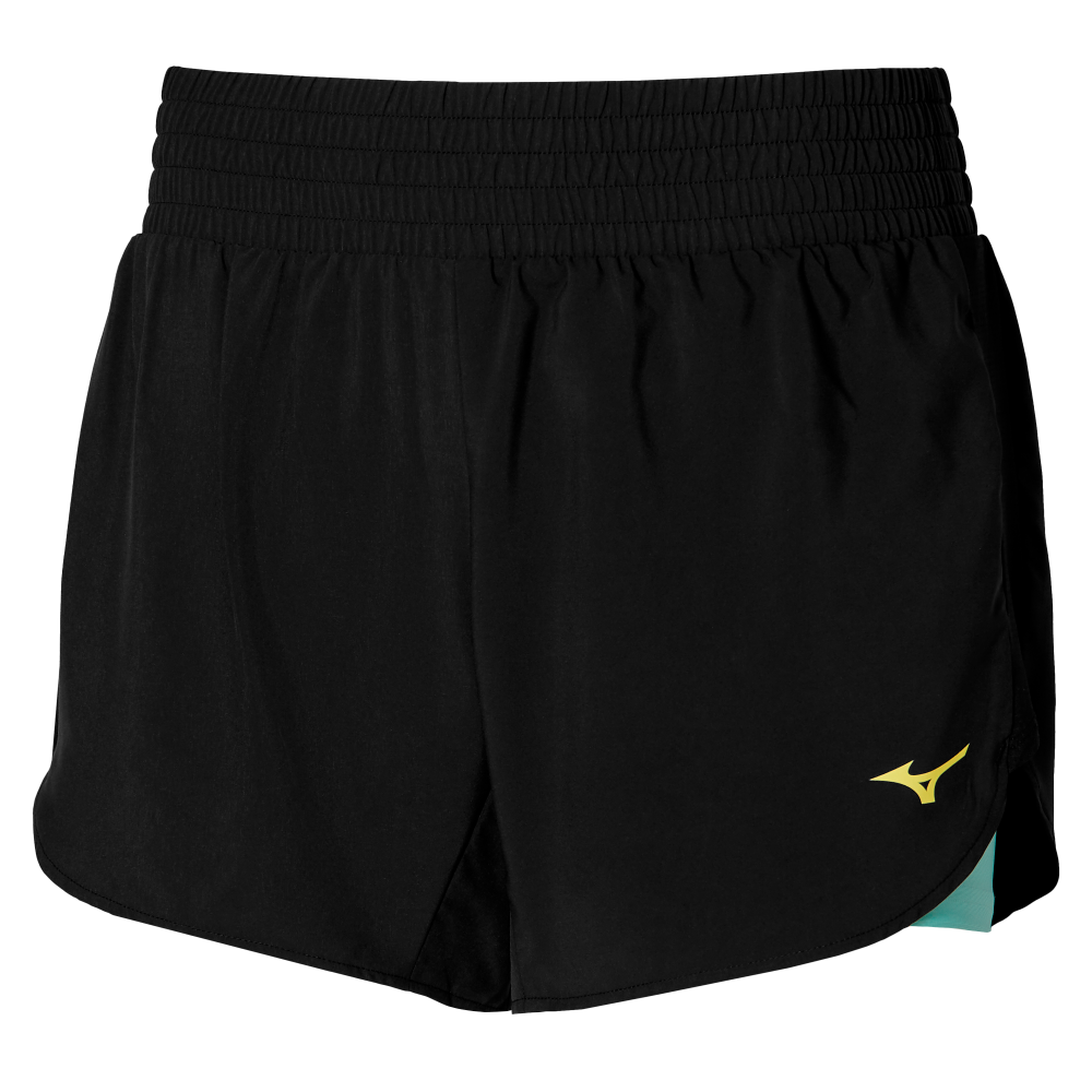 2IN1 4.5 SHORTS WOMEN Black / Eggshell Blue