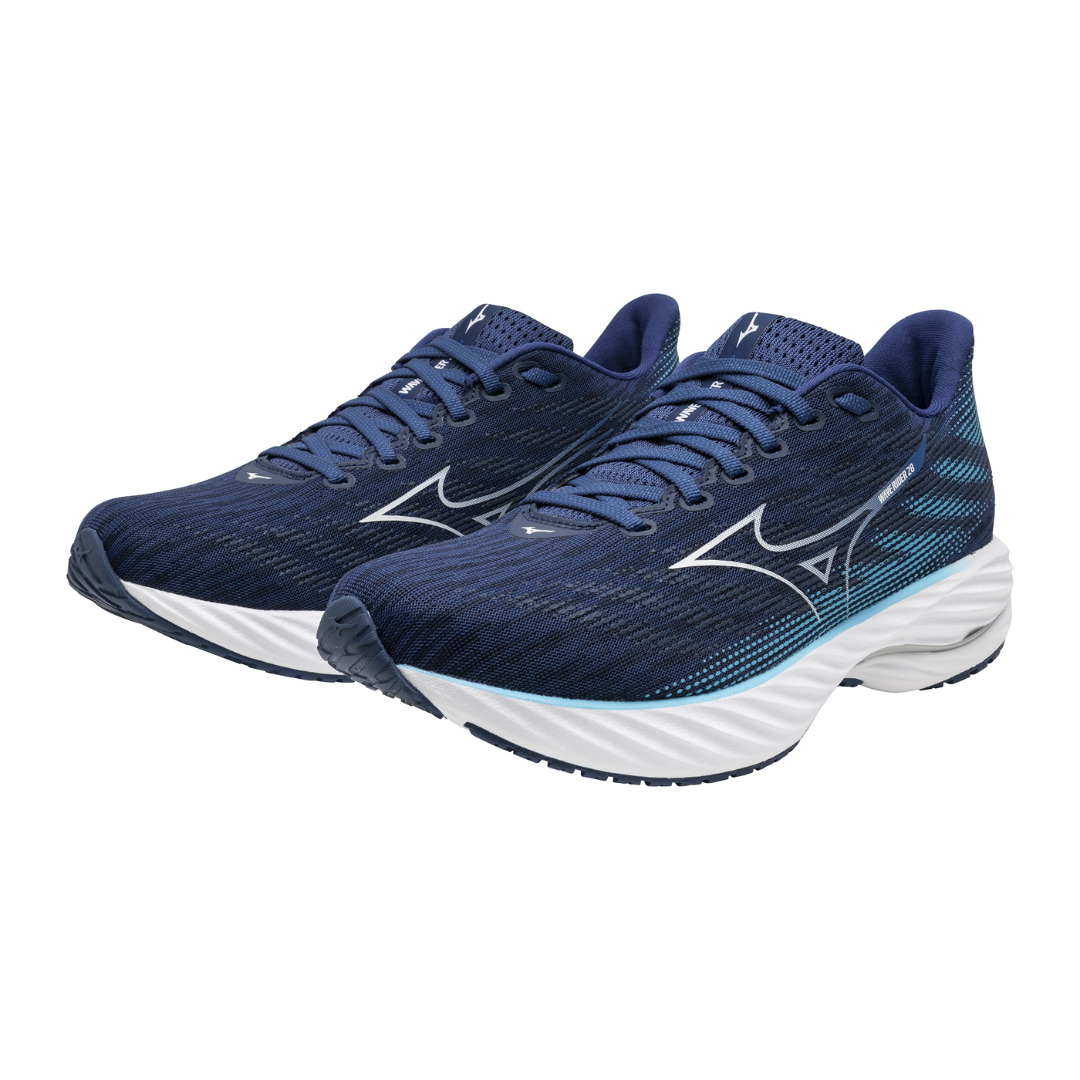 WAVE RIDER 28 2E WIDE MEN Estate Blue / White / River Blue