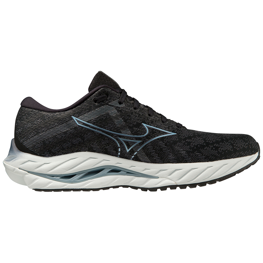 WAVE INSPIRE 19 2E WIDE MEN Black / Glacial Ridge / Illusion Blue