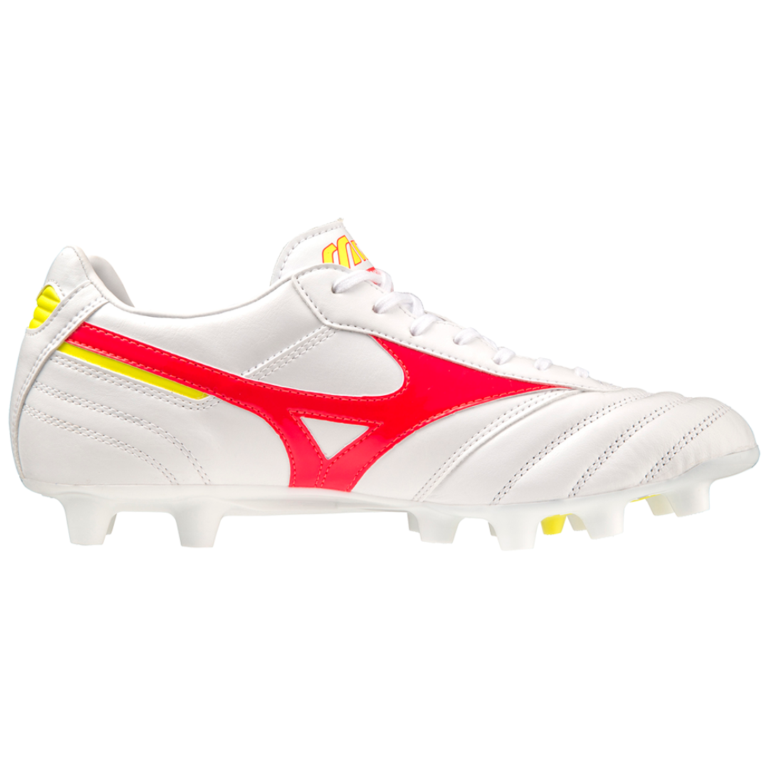 MORELIA II PRO White / Fiery Coral 2 / Bolt 2