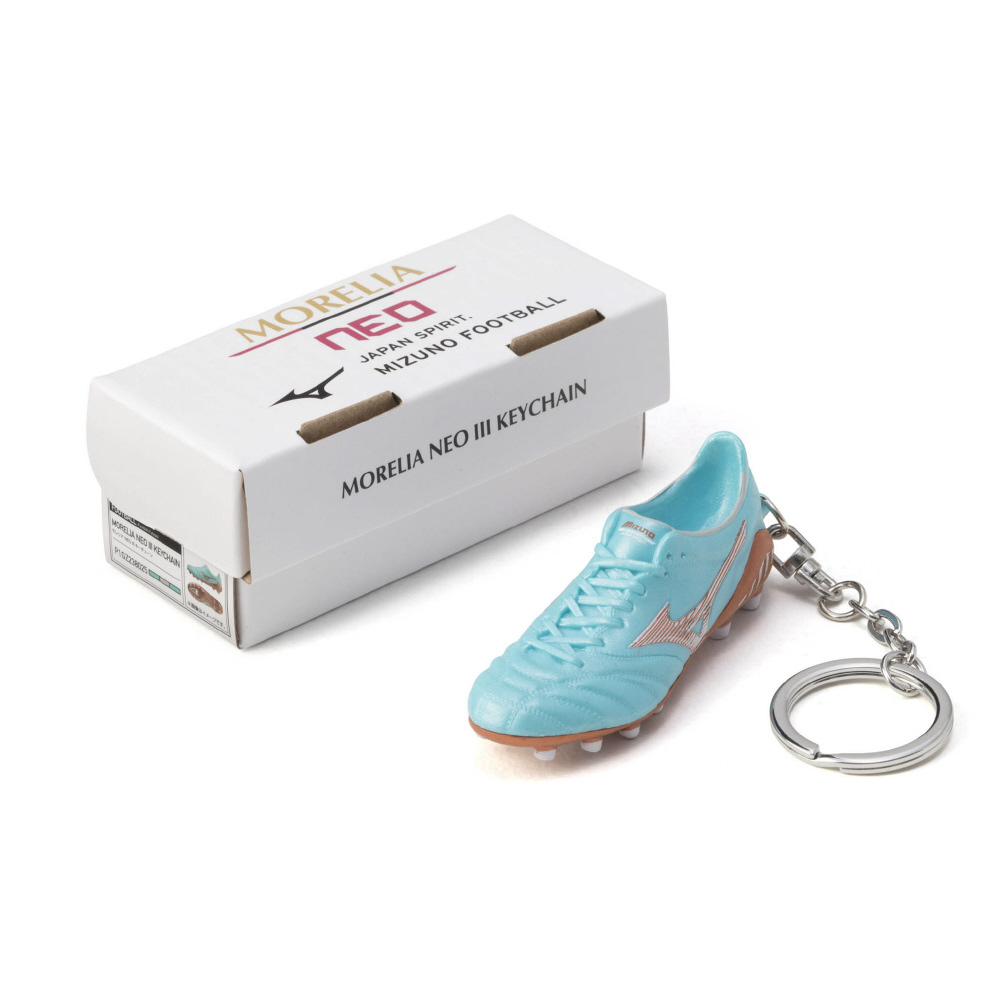 MORELIA NEO III KEY CHAIN Blue / Snow White / Red Brown Satin