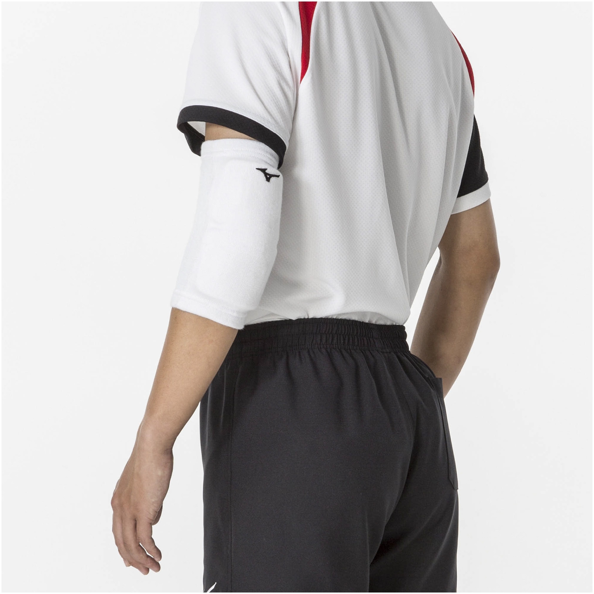 VOLLEYBALL ELBOW PAD SUPPORTER UNISEX (1 PC) White / Black