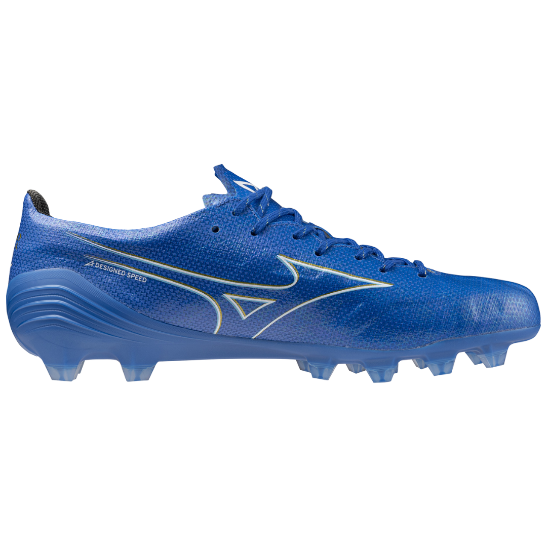 MIZUNO ALPHA α JAPAN Laser Blue / White / Gold