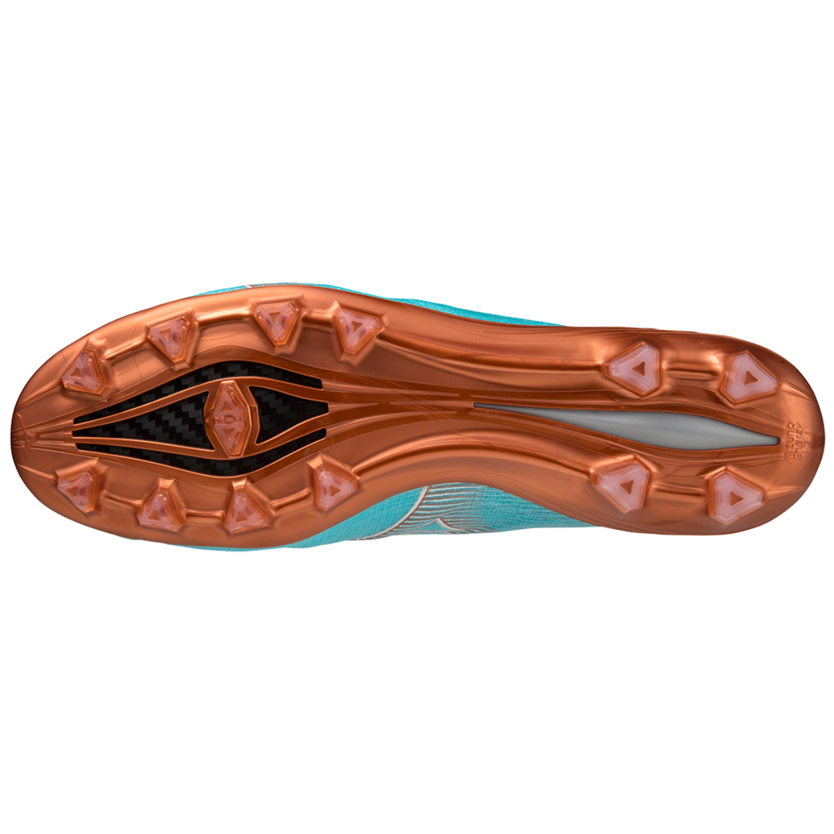 MIZUNO ALPHA α JAPAN Blue Curacao / Snow White / Red Brown Satin