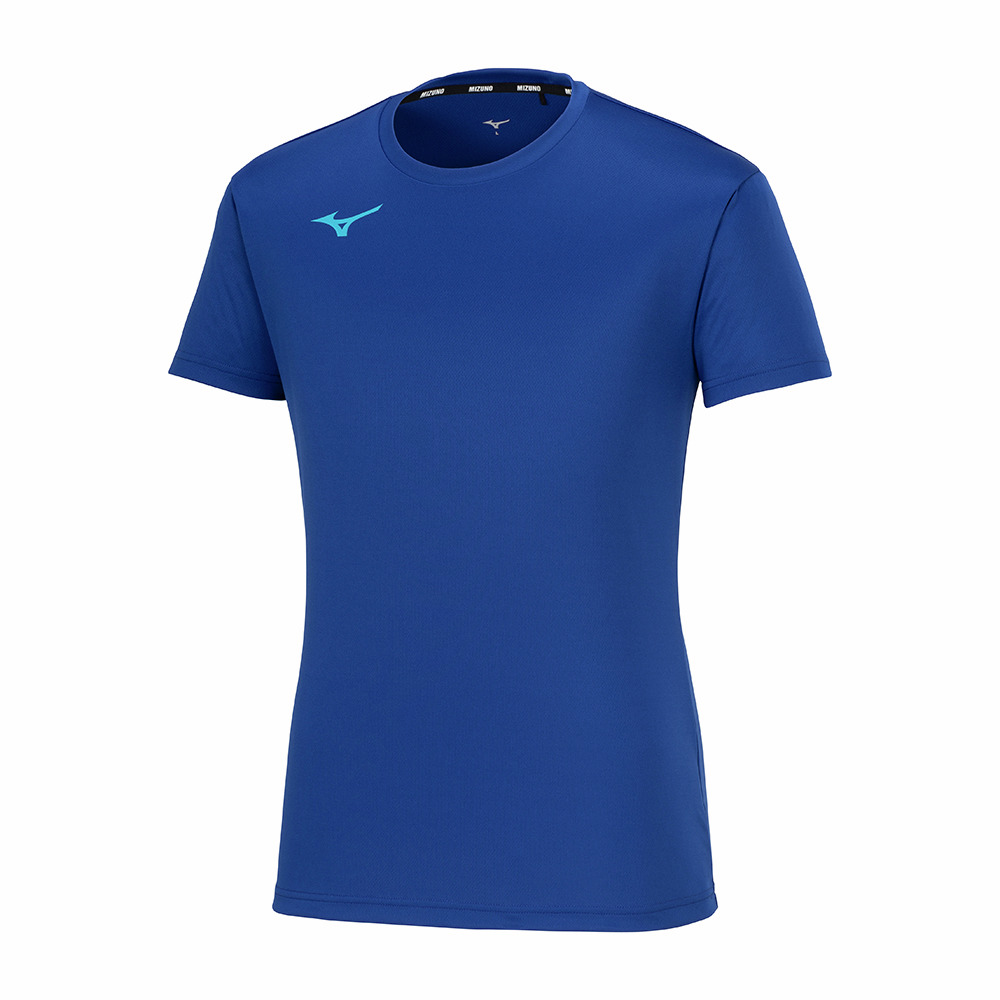 BASIC PLAIN TEE (SHORT SLEEVE) UNISEX Surf Blue / Jet Blue