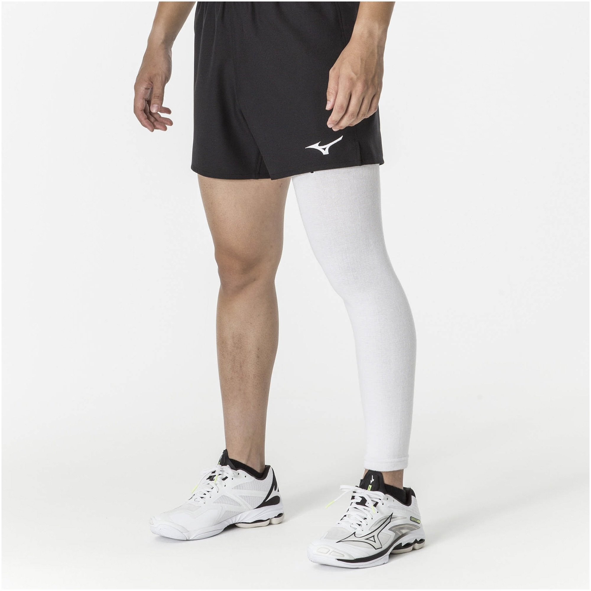 VOLLEYBALL KNEE SUPPORTER UNISEX (1 PC) White / Black