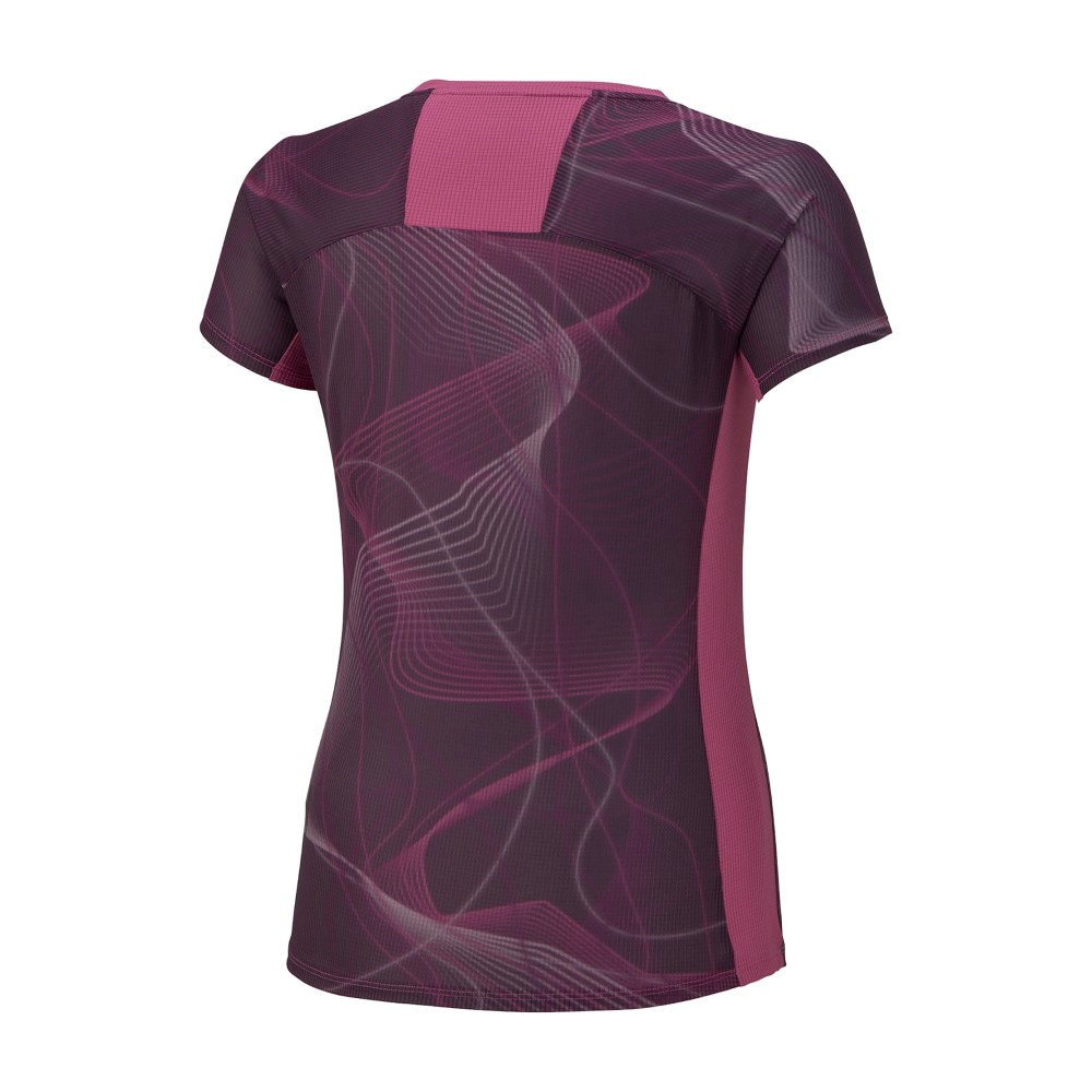 AURORA DRY AEROFLOW PREMIUM TEE WOMEN Grape Wine