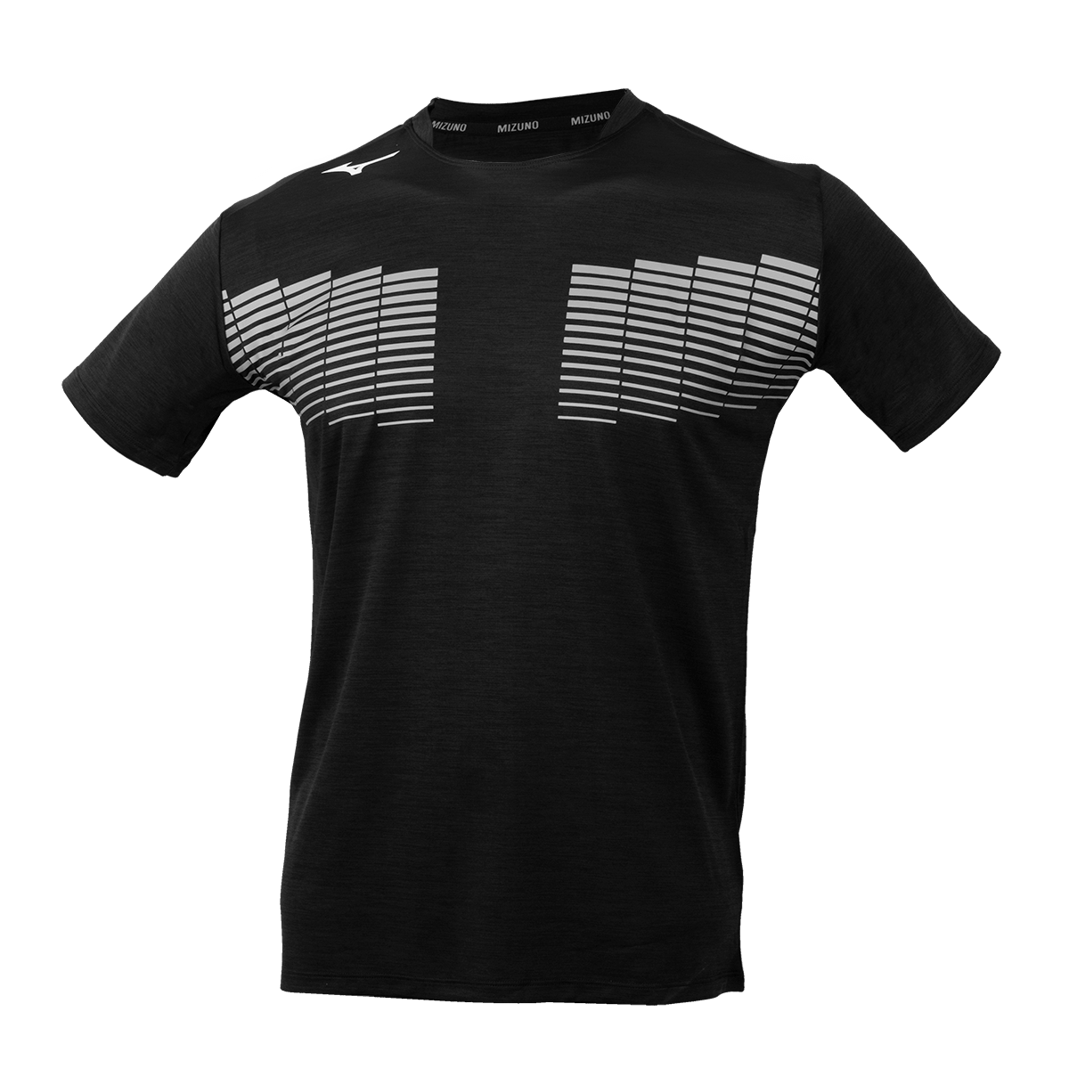 MELANGE SHORT SLEEVE T-SHIRT MEN Black