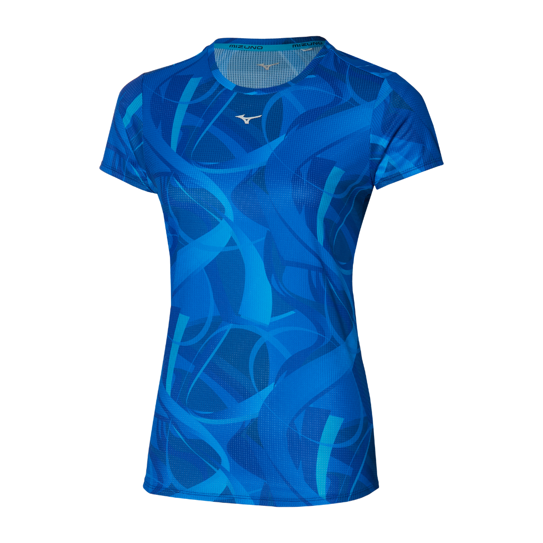 TRAINING DRYAEROFLOW TEE WOMEN Multi Blue