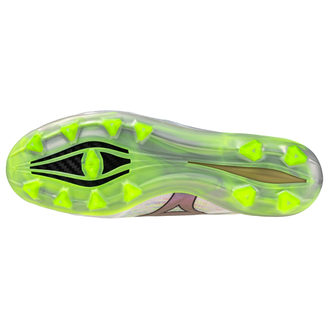 MIZUNO ALPHA α II ELITE White / Silver Iridiscent / Black